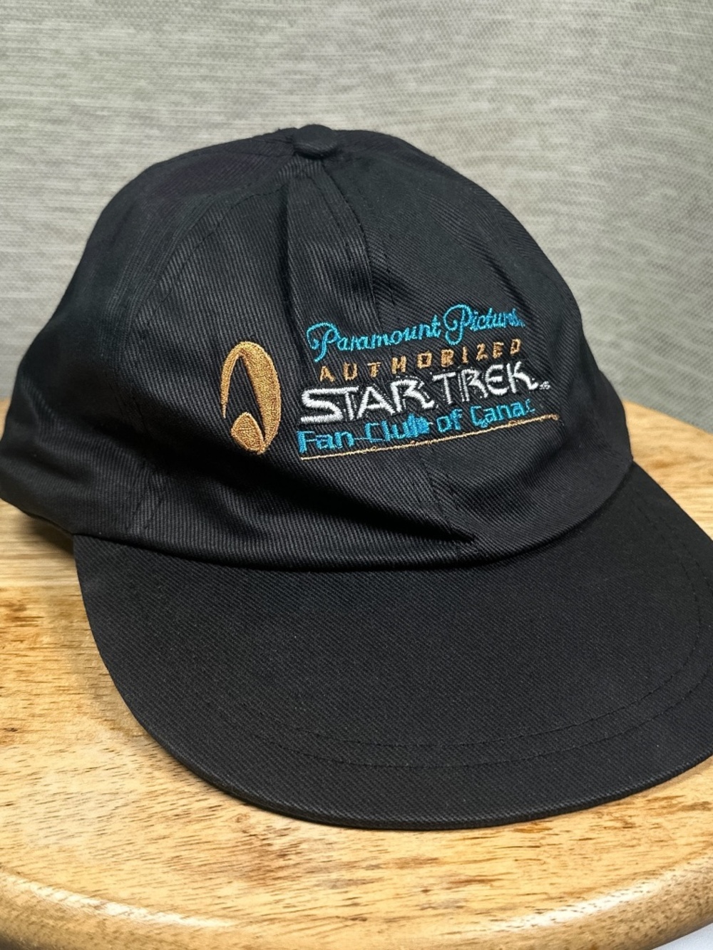 Vintage 90s Star Trek Authorized Fan Club of Canada TV Show Kids Strapback Hat